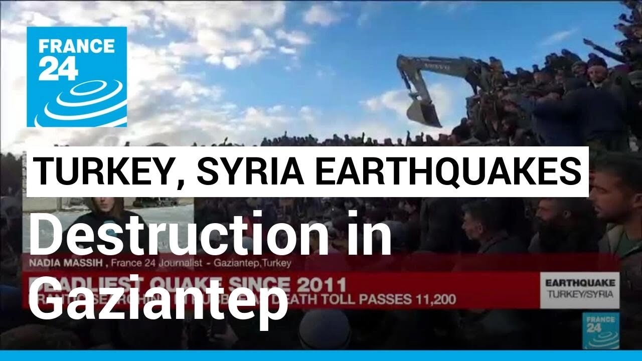 Turkey, Syria earthquakes: Frantic search for survivors in Gaziantep • FRANCE 24 English