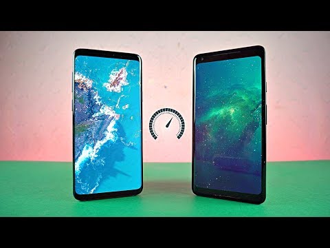 Samsung Galaxy S9 Plus vs Pixel 2 XL - Speed Test! (4K) - UCTqMx8l2TtdZ7_1A40qrFiQ