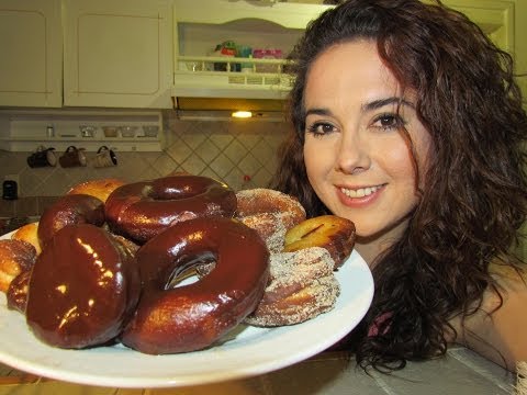 Donas caseras glaseadas, chocolate y azucar - UCp5tDWMJWnzmNlwurP-pDLw