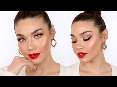 Try This! Lashes, Lips & Glow! | Holiday Glam Winter Makeup | Eman - UCaZZh0mI6NoGTlmeI6dbP7Q