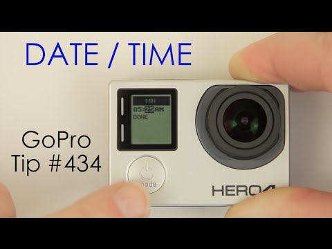 Hero4: How To Set Date / Time - GoPro Tip #434 - UCTs-d2DgyuJVRICivxe2Ktg