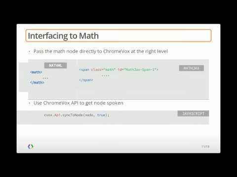 Google I/O 2013 - Advancing Web Accessibility with ChromeVox - UC_x5XG1OV2P6uZZ5FSM9Ttw