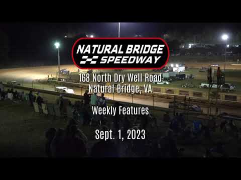 Weekly Features Natural Bridge Speedway Sept  1, 2023 - dirt track racing video image