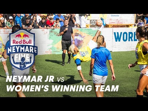 Neymar Jr Faces The Women's Winning Team | Red Bull Neymar Jr's Five 2019 - UCblfuW_4rakIf2h6aqANefA