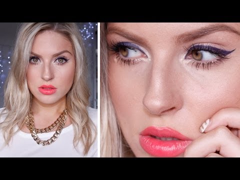 One Brand Chit Chat GRWM! ♡ Navy Liner & Coral Lips! Collection Makeup - UCMpOz2KEfkSdd5JeIJh_fxw