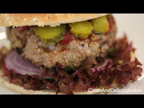 How To Make The Perfect Hamburger - Clean & Delicious - UCj0V0aG4LcdHmdPJ7aTtSCQ