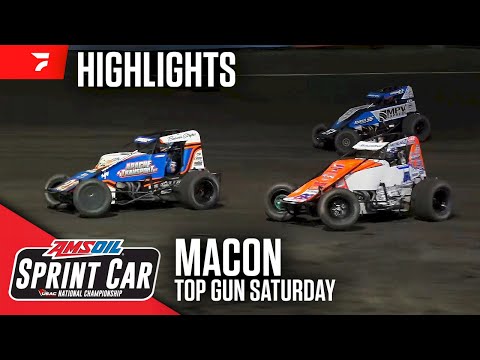𝑯𝑰𝑮𝑯𝑳𝑰𝑮𝑯𝑻𝑺: USAC AMSOIL National Sprint Cars | Macon Speedway | Top Gun Weekend | June 29, 2024 - dirt track racing video image