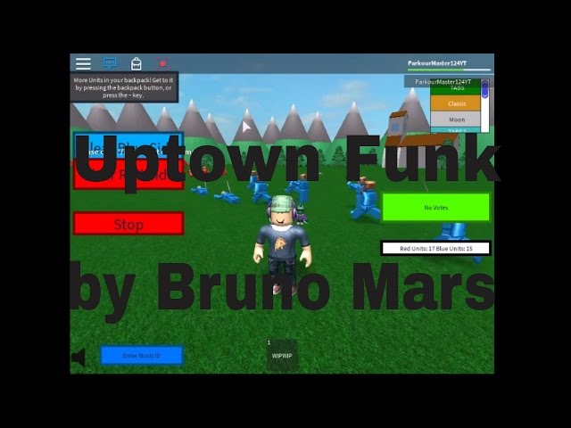 Music ID for Uptown Funk on Roblox
