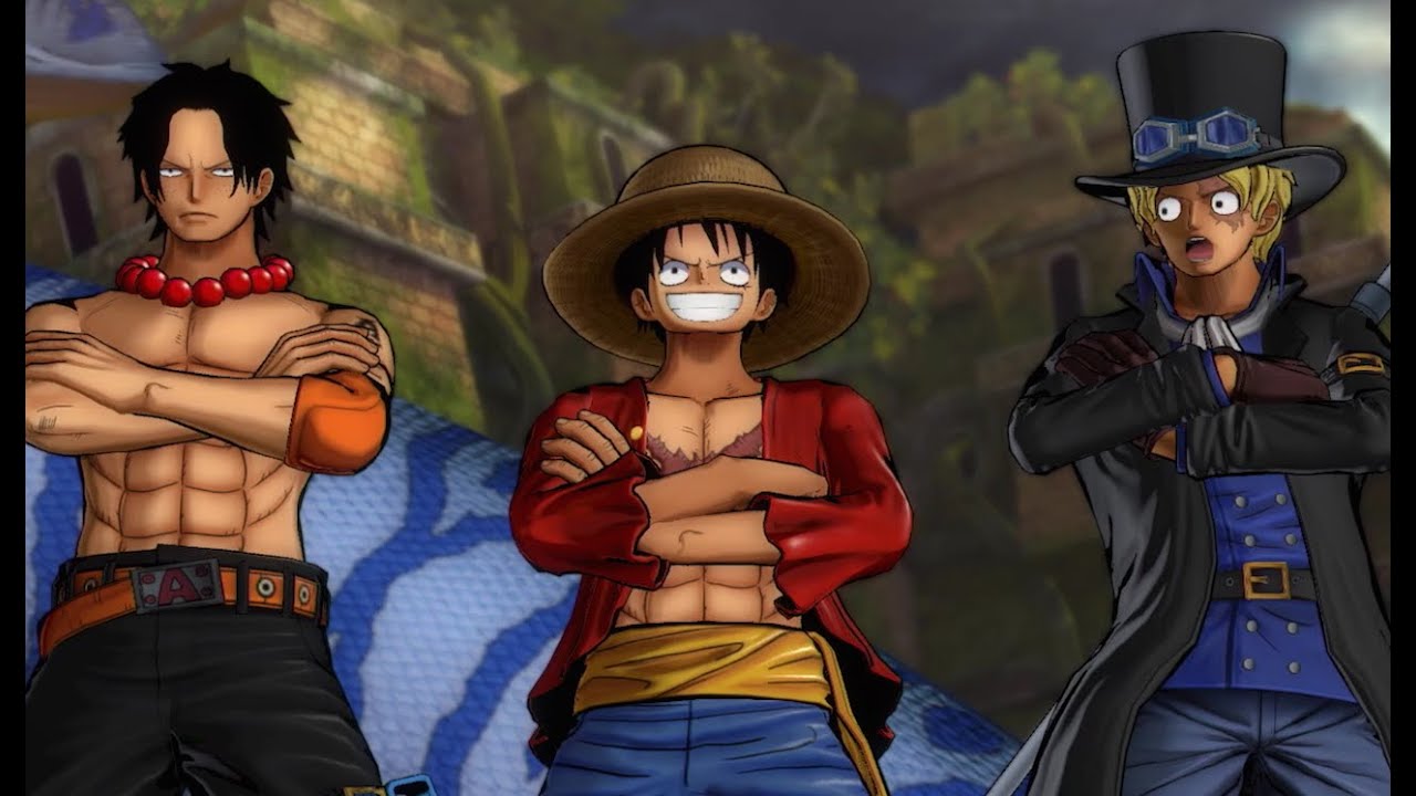 One Piece: Burning Blood - FULL MATCH Luffy, Ace, and Sabo ...