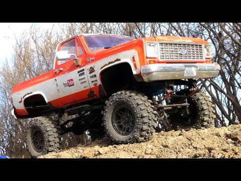 RC ADVENTURES - LiFTED CHEVY CLASSiC - 1973 BLAZER K5 w/ PORTAL AXLES! BACKYARD TRAiL COURSE - UCxcjVHL-2o3D6Q9esu05a1Q