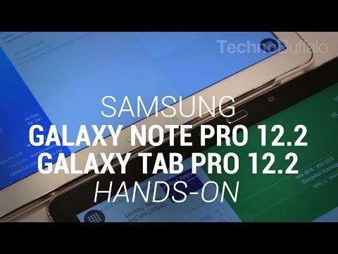 Samsung Galaxy Note Pro 12.2 vs Galaxy Tab Pro 12.2 - Hands On - CES 2014 - UCR0AnNR7sViH3TWMJl5jyxw