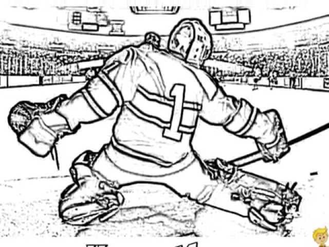 Coloring Pages for Hockey Fans