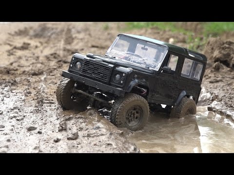 Тест-драйв RC4WD 1/18 GELANDE II в кузове Defender D90 - UCvsV75oPdrYFH7fj-6Mk2wg