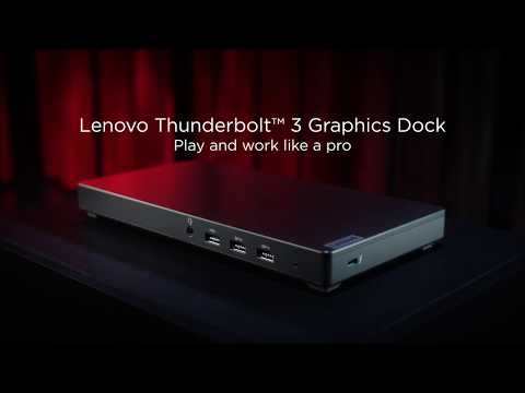 Lenovo Thunderbolt 3 Graphics Dock Product Tour Video - UCpvg0uZH-oxmCagOWJo9p9g