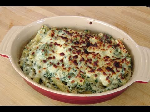 Baked Rigatoni Florentine - with Savory Garlic Philadelphia Cooking Creme - by Laura Vitale - UCNbngWUqL2eqRw12yAwcICg