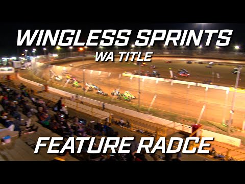 Wingless Sprints: 2021/22 WA Title - A-Main - Bunbury Speedway - 15.04.2022 - dirt track racing video image