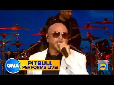 Pitbull - Can't Stop Us Now Live Performance At GMA 2022