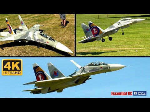 *PUGACHEV COBRA* MANOEUVRE executed by GIANT SCALE RC THRUST VECTORED SU-30 JET ! [*UltraHD and 4K*] - UChL7uuTTz_qcgDmeVg-dxiQ