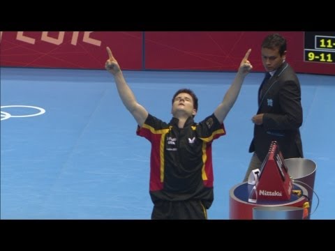 Ovtcharov (GER) Wins Table Tennis Quarterfinal v Maze (DEN) - London 2012 Olympics - UCTl3QQTvqHFjurroKxexy2Q