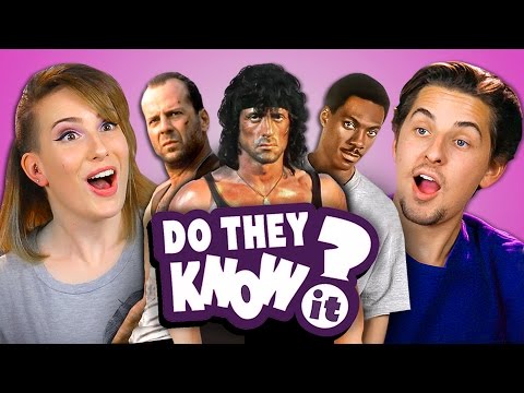 DO COLLEGE KIDS KNOW 80s ACTION MOVIES? (REACT: Do They Know It?) - UCHEf6T_gVq4tlW5i91ESiWg