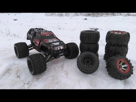 Тест резины на Traxxas Summit. Duratrax Lockup MT, Proline Badlands MX и Stock - UCX2-frpuBe3e99K7lDQxT7Q