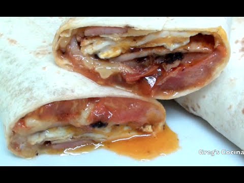 BACON AND EGG TACO WRAP RECIPE  - Greg's Kitchen - UCGXHiIMcPZ9IQNwmJOv12dQ