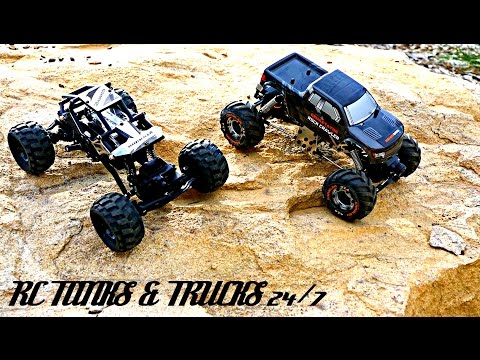 MINI ROCK CRAWLER Showdown - Basher RockSta VS HBX Devastator - Which One Is Best? - UC1JRbSw-V1TgKF6JPovFfpA