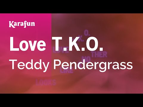 Karaoke Love T.K.O. - Teddy Pendergrass * - UCbqcG1rdt9LMwOJN4PyGTKg