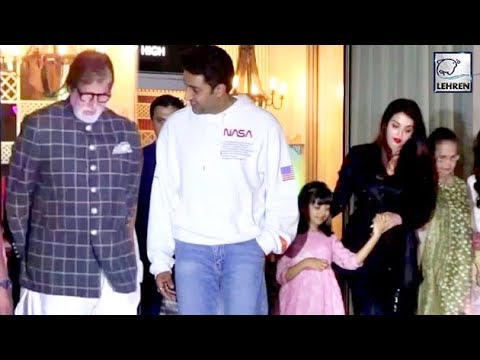 Video - WATCH Bollywood | Abhishek Bachchan Celebrates BIRTHDAY With AISHWARYA Rai & Amitabh Bachchan #India #Celebrity