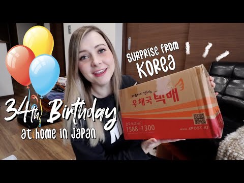 Turning 34 🎈#athome Birthday in Japan