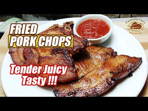 HOW TO COOK TASTY AND JUICY FRIED PORK CHOPS! 