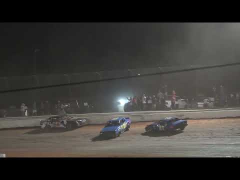 05/07/22 Enduro Feature - cars hit the wall and one went over the wall - Golden Isles Speedway - dirt track racing video image