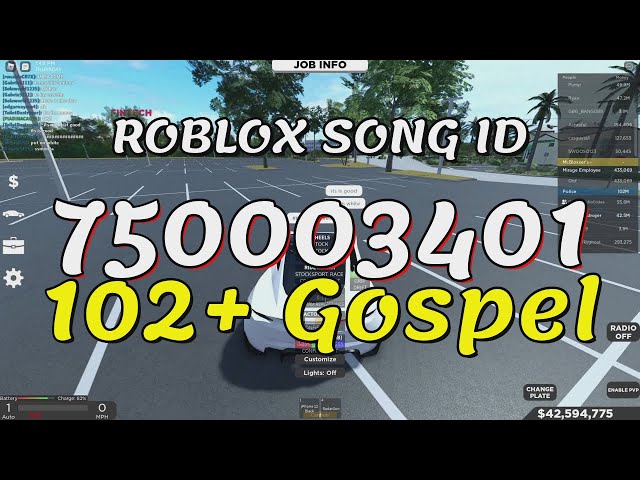 The Best Roblox Gospel Music Codes