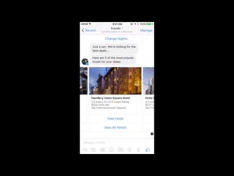 Expedia bot for Facebook Messenger - UCGaOvAFinZ7BCN_FDmw74fQ