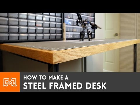 Steel framed standing desk (electronics station)  // How-To - UC6x7GwJxuoABSosgVXDYtTw