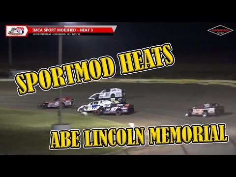 Abe Lincoln Memorial | Sportmod Heats | US 30 Speedway | 9-13-2019 - dirt track racing video image