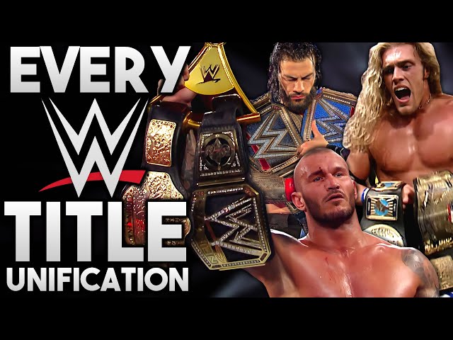 Is WWE Unifying the Titles?