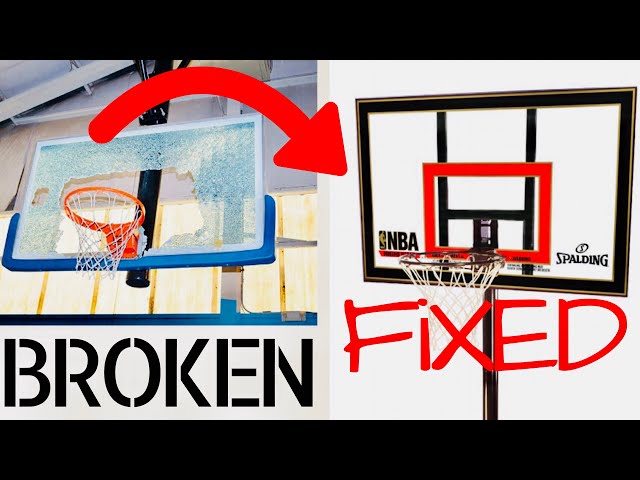 How to Fix a Broken Basketball Hoop