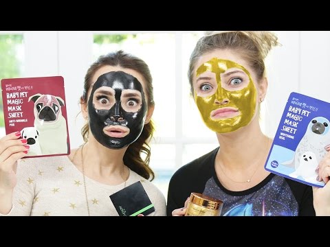 TRYING DIFFERENT FACE MASKS w/ iJustine! - UCjwmbv6NE4mOh8Z8VhPUx1Q