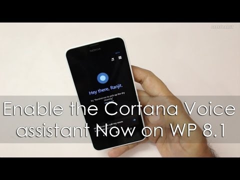 Enable Cortana Voice Assistant on Windows Phone 8.1 & Demo - UCO2WJZKQoDW4Te6NHx4KfTg