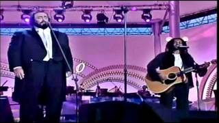 Tracy Chapman & Luciano Pavarotti - Baby Can I Hold You (Live)【HQ】