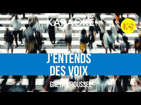 Ⓚ J'entends des voix, Gaëtan Roussel [Karaoké]