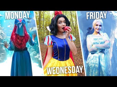 I TURNED INTO A DISNEY PRINCESS FOR A WEEK... - UCBKFH7bU2ebvO68FtuGjyyw