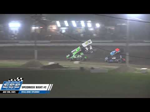 Utica-Rome Speedway | Empire Super Sprint Feature | 7/3/25 - dirt track racing video image