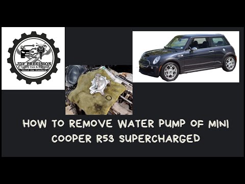 How to replace the water pump of the Mini Cooper.