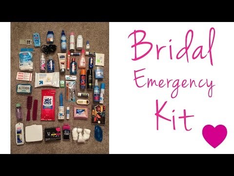 Bridal Emergency Kit :: Travel Toiletry Kit :: DIY Kit