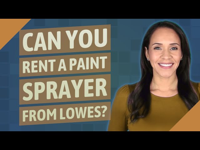 Can You Rent Paint Sprayers To Get Ideas   Sddefault 