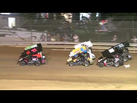 5.8.19 POWRi Outlaw Micro Sprint League at Southern Illinois Raceway - dirt track racing video image