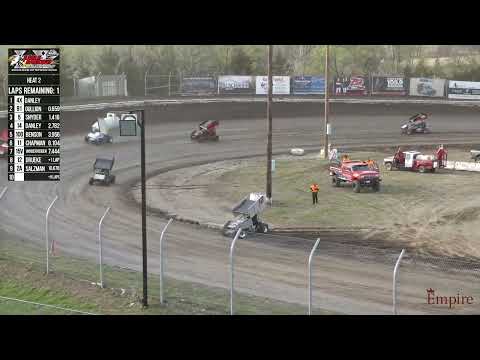 RaceSaver Sprint Car | Eagle Raceway | 4-22-2023 - dirt track racing video image