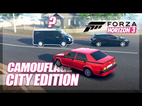 Forza Horizon 3 - Camouflage City Edition! (Mini Games & Random Fun) - UC8K5GixLedebI8QGFEgtPKA